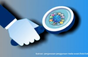 Kominfo Menerabas Privasi, Netizen Beraksi ilustrasi: Pengawasan media sosial