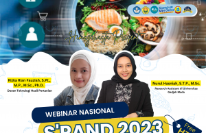PENDAFTARAN WEBINAR NASIONAL (S’PAND) 2023: Menjelajahi Kekayaan Bahan Lokal untuk Pangan Fungsional S'PAND