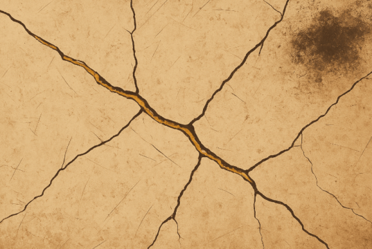 Estetika Retakan: Sebuah Pembelaan atas Coretan dan Kesalahan dalam Draf Kehidupan